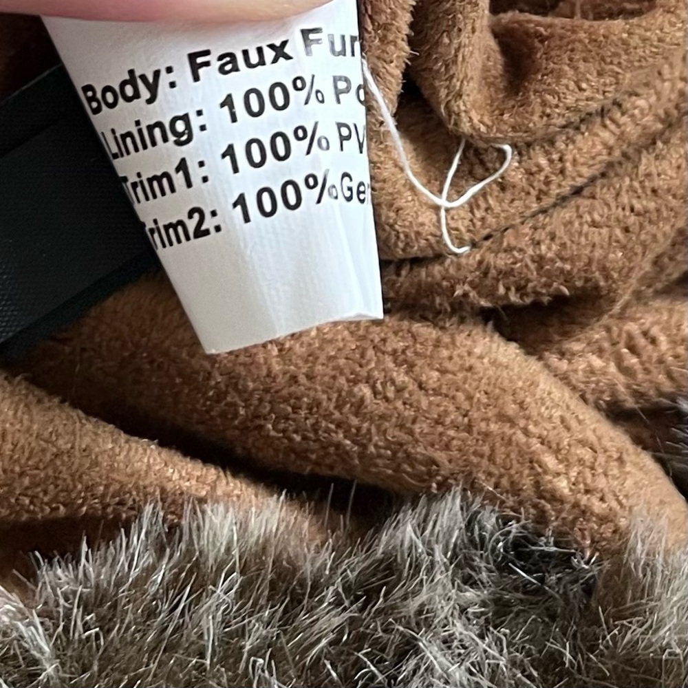 HOBO INTERNATIONAL DRESSED TO CHILL FAUX FUR BAG MODERN CHIC BOHO TRENDY - Picture 5 of 11